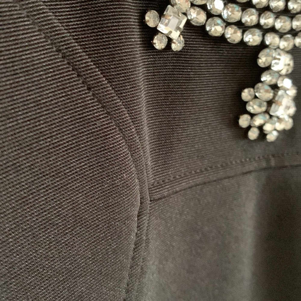 TUTU Mini black dress with silver collar studs. - Picture 8 of 10